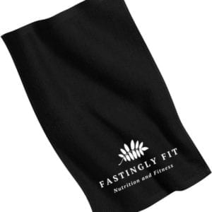 Black Gym Towel